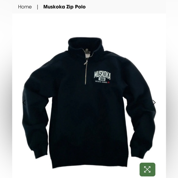 BIG BEAR OUTFITTERS | Zip Polo sweater | Black heather | Size Women’s medium - Picture 4 of 4